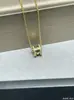 Versão Alta CNC Modelo de Caridade Homem Vermelho Pequeno Colar de Cerâmica Fashionável Versátil Com Diamantes Cintura Fina Fecho de Mola Corrente para Clavícula
