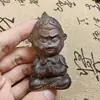 Talla Natural de Madera de Aloes del Gran Sabio Sun Wukong Pieza de Mano, Adornos Culturales, Decoraciones para el Hogar, Regalos Creativos