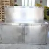 Assentos de Armazenamento em Aço Inoxidável para Câmaras de Mina de Carvão, Cadeiras de Descanso para 2 Pessoas/4 Pessoas, Podem Ser Personalizados de Acordo com os Desenhos