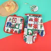 Guantes de cocina para hornear Navidad transfronterizos guantes de cocina alta temperatura guantes engrosados aislamiento térmico horno microondas guantes anti quemaduras
