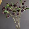 Dente de Leão Artificial de Galho Único com Pom-Pom, Fruto de Cardo de Azevinho, Modelo de Casa Nórdica, Sala de Modelo, Design de Casamento, Arranjo de Flores, Atacado