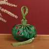 Pingente Porta-Cabelo Fetal Estilo Antigo Portátil, Acessórios Hanfu, Bolsinha de Brocado Bordada, Sachê Retrô, Bolsa Sachê Vazia Atacado