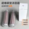 Adaptador Silenciador DN50 para Câmara de Refúgio de Mina para Tubulação de Suprimento de Ar Subterrâneo Interface Rosqueada Silenciador