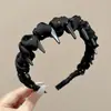 Diadema Melard pequeña estilo Chanel de copa alta para mujer, diadema elegante retro para uso diario que hace que la cara se vea más pequeña, accesorio para el cabello