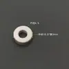 Arruela de vedação isolante de cerâmica resistente ao desgaste e a altas temperaturas, com anel de cerâmica de alumina e resistente à corrosão (pacote com 10).