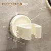 Clip para Mopa con Ventosa Clip Fuerte para Colgar la Mopa en la Pared Artefacto de Almacenamiento en Pared para Baño del Hogar Soporte para Mopa y Escoba Sin Taladro