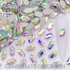 Venda Quente 3*6mm Ponta Dupla Base Plana Série Brilho Diamante Formato Especial Joias para Unhas Diamante Vestível Acessórios para Unhas Fabricante Atacado