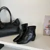 Botas Western de Cuero Suave Chuyuji con Puntera Puntiaguda Estilo Retro para Mujer 2026 Otoño/Invierno Botas Martin Versátiles y Ajustadas