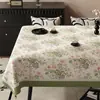 2026 Nova Toalha de Mesa Retrô Pastoral Francesa Toque de Luxo Leve High-End Jogo Americano para Mesa de Jantar Impermeável à Prova de Óleo Sem Lavar Toalha de Mesa para Mesa de Centro