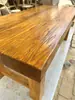 Mesa de Chá de Madeira de Ulmeiro Antiga, Mesa de Madeira Maciça, Mesa de Escritório, Mesa Simples de Madeira Natural, Mesa de Jantar para Casa, Mesa de Chá Vintage, Mesa e Cadeiras para Pousada