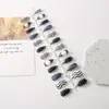 Garra de Águia Pequena Série de Estampas Casuais Manicure Usável para Mulheres 24 Peças Manicure Pronta Unhas Amêndoa