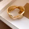 Pulsera abierta irregular de cruce transfronteriza europea y americana, pulsera de lujo ligero de alta gama, joyería de moda, única y simple