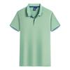 Polo camisa publicitária personalizada logotipo impresso lapela manga curta empresa roupas de trabalho T-shirt macacão camisa cultural bordado personalizado