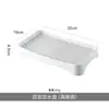 Bandeja de drenaje, bandeja de plástico, portavasos rectangular, cesta de drenaje de doble capa para sala de estar del hogar, bandeja con filtro de agua, bandeja para té