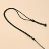 Cordón Sencillo para Collar Adecuado para Usar Joyería Dorada, Cordón para Colgante DIY, Correa de Cuello Trenzada Semi-Terminada, Ajustable