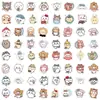 100 Adesivos de Desenho Animado do Pequeno Hachiware para Decorar Diários, Papelaria DIY, Celulares e Cadernos