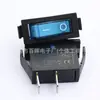 Interruptor Basculante Plano Kcd3 Kc Certificación Coreana Cocina Eléctrica 16A220V Dos Velocidades Interruptor de Encendido Azul con Forma de Barco