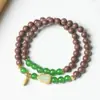 Patrimonio Cultural Inmaterial Método Antiguo Gu Yuan Cuentas de Fragancia Mixta Pulsera de Múltiples Vueltas 0.8 DIY Huella de Gato Asada al Carbón Pulsera para Hombres y Mujeres Cuentas Budistas Fabricante Venta al por Mayor