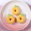 Accesorios de resina para comida de juguete simulación dona diy pegamento crema pegamento funda de teléfono móvil parche decorativo para horquilla