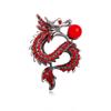 Dragão chinês Diamante High-end Terno Masculino Broche de Pérola Terno Personalizado Vestido de Noiva Casaco Corpete Acessórios
