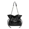 Bolso de Cadena Acolchado Estilo Coreano para Comercio Exterior, Bolso Cubo Sencillo y de Moda, Bolso Versátil Nuevo para Viajes Diarios Casual Elegante de Hombro