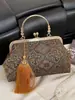 Bolsa de Noite Estilo Chinês 2026 Nova Retro Bordada Bolsa Cheongsam Bolsa para Vestido de Noite Bolsa de Mão Ombro Transversal para Mulheres