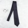 Corbata de mano con rayas rojas, cian, doradas y rojas, estilo informal vintage, combinable con todo, estilo universitario, estilo Jk