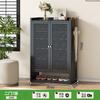 Porta doméstica externa sapateira multicamadas grande armário para sapatos corredor interno bambu simples novo 2024 entrada