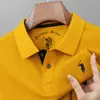 Algodón Verano Nuevo Producto Camisa Polo Paul Camiseta de Manga Corta para Hombre Cuello Americano Casual Logo de Pony Camiseta de Media Manga para Hombre