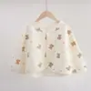 Chal absorbente de sudor de algodón puro para el posparto de mujeres, diseñado para la cuarentena posparto y la lactancia, con protección acolchada en los hombros para abrigar en todas las estaciones.