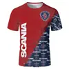 Comércio exterior transfronteiriço Amazon AliExpress Hot Selling Europeu e Americano Masculino Juventude Esportes Impressão Digital 3DT Camiseta de manga curta