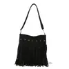 Bolsa Estilo Boho com Franjas Moda Bolsa de Ombro Grande Capacidade 2025 Tendência Nova Nicho Ins Versátil Bolsa Feminina