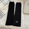 Meias de Tricô Outono Inverno Coberturas de Meia Lã Grossa Ponto Trançado Listras Finas Quentes Versáteis Atacado Meias para Casa Dormir