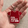 Copa del Mundo 2026 Mercancía Transfronteriza Mascota Souvenirs Usa-Canadá-México Llavero Acrílico Llavero para Coche para Aficionados