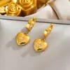 Amazon Explosions Moda Aço Titânio Banhado a Ouro 18K Brincos de Trevo de Quatro Folhas Brincos Elegantes Versáteis para Mulheres Brincos Não Desbotam