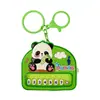 Novo Chaveiro de Panda de Desenho Animado para Piano, Brinquedo Divertido de Desenho Animado Fofo, Pingente para Mochila de Estudante, Pequeno Presente Prático