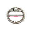 Hebilla de Nudo para Ropa Fija Artefacto Cintura Broche de Perla Metal Perla Hebilla para Prenda Hebilla para Toalla de Seda Aleación Hebilla Decorativa