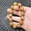 Pulsera de ágata de Xizang con cuentas una, dos, tres, cuatro, cinco, seis, nueve ojos colmillo de tigre Ruyi joyería pulsera de jade luantong