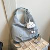 Bolso de gran capacidad para mujer, novedad de verano 2024, bolso de mano de alta gama Sense Niche, mochila de hombro tipo bandolera.