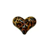 Cuentas de Acrílico Galvanizado UV con Estampado de Leopardo Manchas de Durazno para Cadena de Teléfono Móvil Llavero Accesorios de Joyería Hechos a Mano DIY