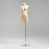 Suporte de exibição para body manequim de meio corpo para loja de lingerie suporte para sutiã manequim de vitrine para vestido de noiva