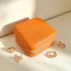 Caja de Joyería Portátil para Niñas, Anillos, Pendientes, Pulseras, Bolsa de Cosméticos a Prueba de Polvo, Dulce Caja de Almacenamiento para Bisutería