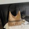 Bolsa de Lona Feminina Grande Capacidade 2025 Nova Casual Versátil Coreana Nicho Ins Bolsa de Ombro Bolsa Tote para o Dia a Dia