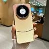 Funda de Piel Lisa Degradada Adecuada para Teléfono Móvil Huawei Mate80Promax Modelo Nuevo Mate70Pro+ Ultradelgada Anticaídas para Hombres y Mujeres