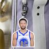 Curry fundo branco acrílico dupla face chaveiro mochila pingente suporte imagem periférica TikTok mesmo estilo