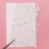 Pegatinas de mariposa Aurora AB con diamantes transfronterizas, pegatinas para cejas, pegatinas de pedrería y perlas, pegatinas para la cara, accesorios de maquillaje, maquillaje infantil