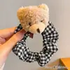 Ligas para el Cabello de Niñas, Estilo Coreano Otoño e Invierno, Cuerdas para el Cabello de Oso de Dibujos Animados Lindas de Alta Gama para Coletas, Ligas para el Cabello de Bebé