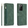 Funda con cremallera para Samsung S21, funda con tarjetero, funda de cuero tipo billetera con tapa Ultra S10, funda protectora S9