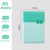 Agenda Transfronteiriça 2026 Livro de Planejamento A5 Costura Bicolor Estilo Inglês Livro de Calendário Anual Ano Mês Semana Manual de Eficiência no Trabalho