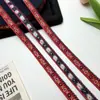 Encaje de volante semicircular 1.2cm cinta de jacquard floral pequeña lazo accesorio de decoración de ropa fábrica en stock